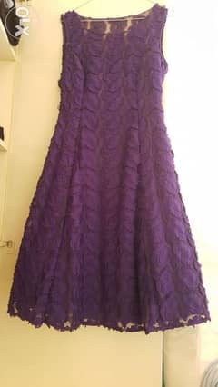 فستان سهرة لون ليلكي قياس ٣٨ سعر ٢٠٠ الف ليرة لبنانيه
