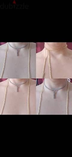 necklace authentic Michael kors necklace double chain 2 colours