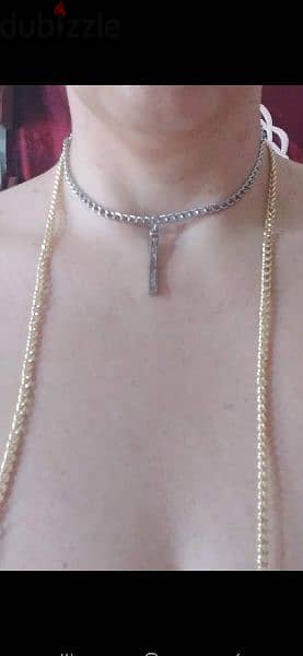 necklace authentic Michael kors necklace double chain 2 colours 3