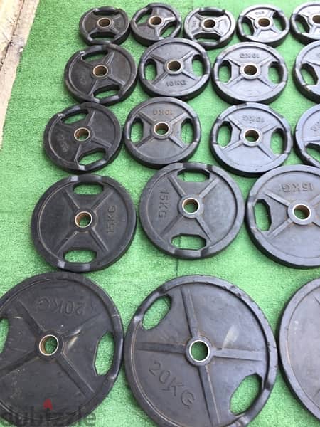 olympic plates rubber like new all weight available 70/443573 RODGE 4