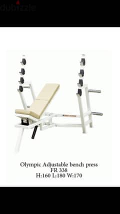 olympic bench press flat incline like new 70/443573 RODGE 0
