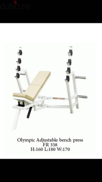 olympic bench press flat incline like new 70/443573 RODGE