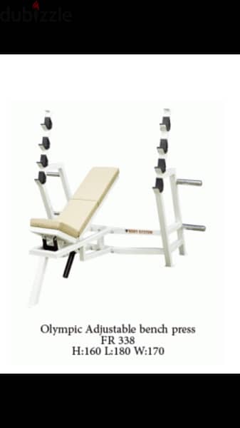 olympic bench press flat incline like new 70/443573 RODGE 0