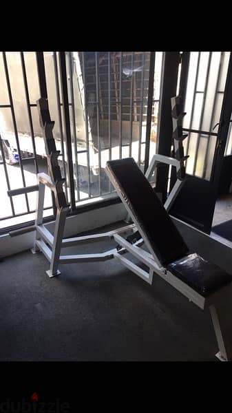 olympic bench press flat incline like new 70/443573 RODGE 3