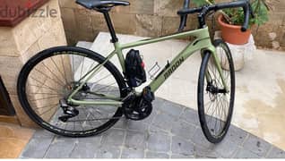 German Road Bike full carbon shimano 105 Color Sand/Chocolate Matt 0
