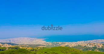 Furnished Apartment in Broumana, Metn with Sea and Mountain View