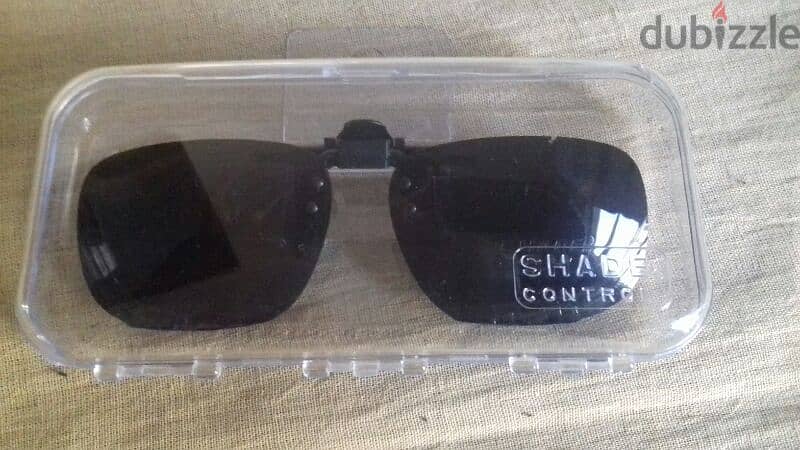 Clip-On Shade Control glasses. 2