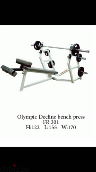 olympic decline bench press like new 70/443573 RODGE 0