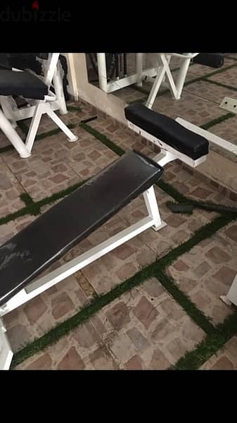 olympic decline bench press like new 70/443573 RODGE 3