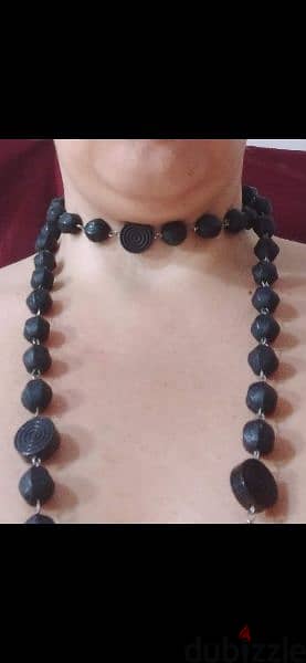 necklace 2 models necklace beads black  1=7$ or 3=15$ 5