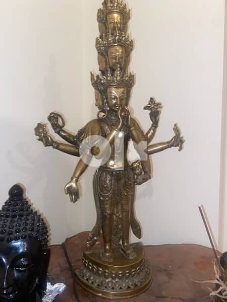 Copper Antique Hindu Shiva Statue 1