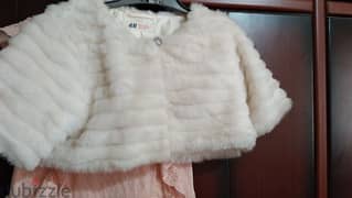 White Fur Top for Girl  8 to 10 years