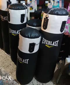Everlast Punching bag leather boxing