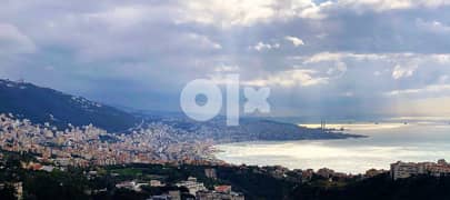 Land in Adma with Sea, Jounieh Bay and Beirut Bay View(Unblockable)
