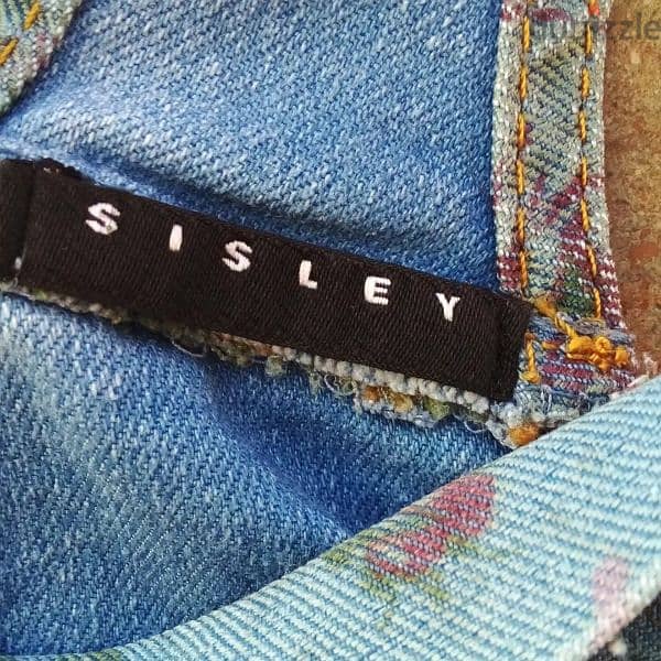 Sisley Overall Floral Jeans 3