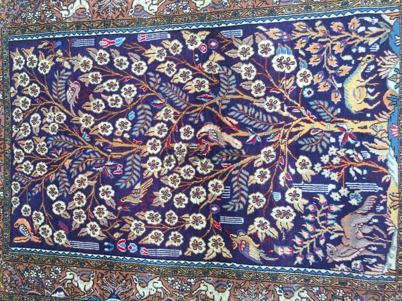 سجاد عجمي . قم. Persian Carpet. Tapis. Hand made 7