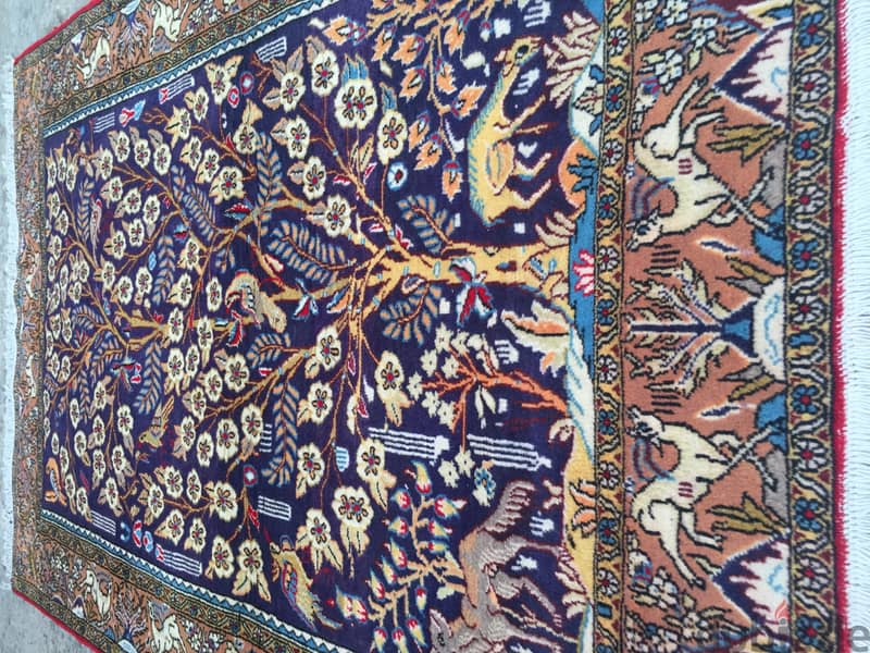 سجاد عجمي . قم. Persian Carpet. Tapis. Hand made 9