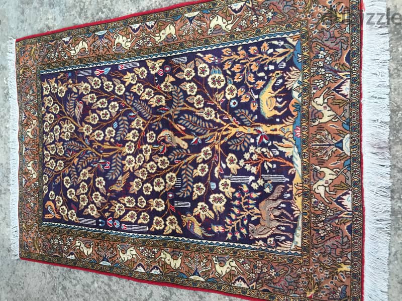 سجاد عجمي . قم. Persian Carpet. Tapis. Hand made 10