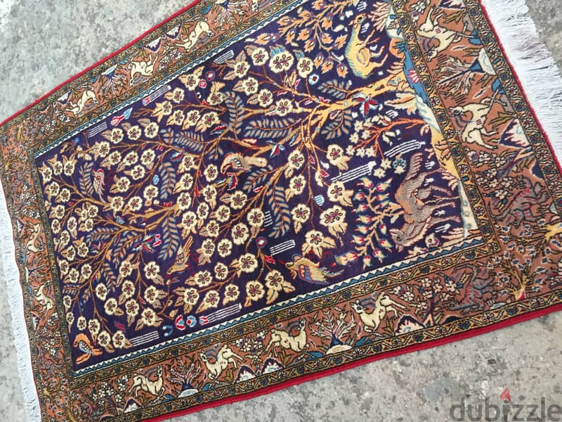 سجاد عجمي . قم. Persian Carpet. Tapis. Hand made 6