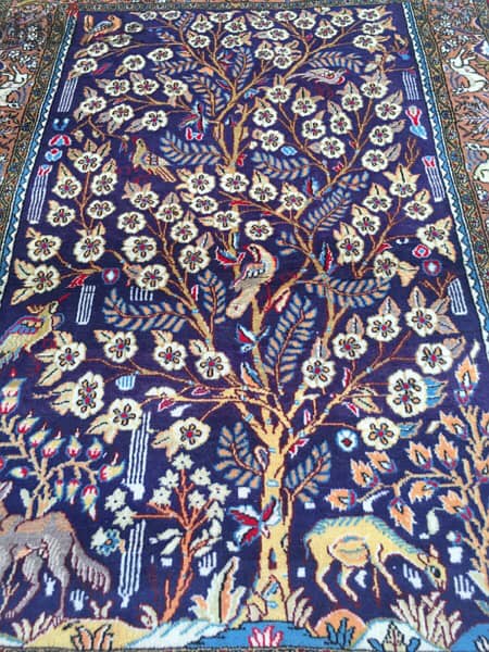 سجاد عجمي . قم. Persian Carpet. Tapis. Hand made 4