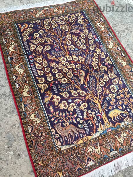 سجاد عجمي . قم. Persian Carpet. Tapis. Hand made 3