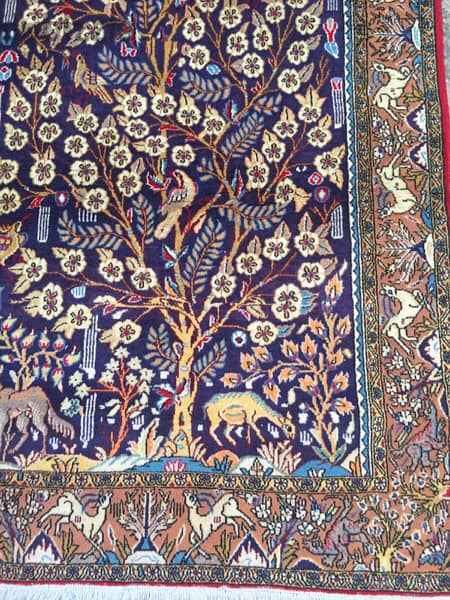 سجاد عجمي . قم. Persian Carpet. Tapis. Hand made 11