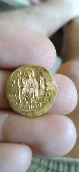 Byzantine Eastern Roman Gold Coin  for Tiberius II 580 AD 1