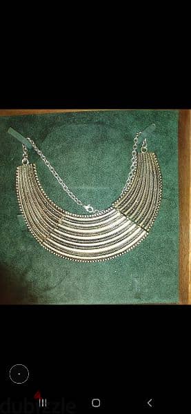 necklace vintage egyptian princess necklace copper tone 5