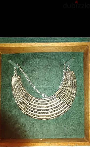necklace vintage egyptian princess necklace copper tone 6