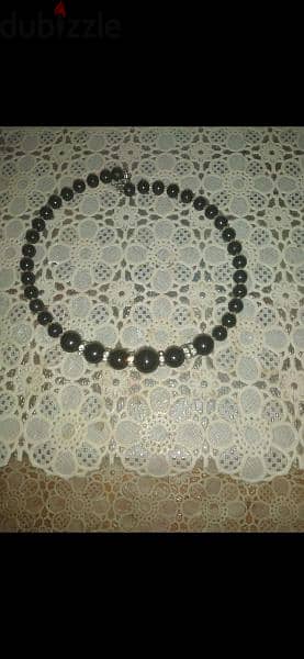 vintage black pearl necklace choker  1=7$ or 3=15$ 2