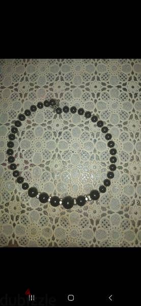necklace 3a2ed vintage black pearl necklace choker 4
