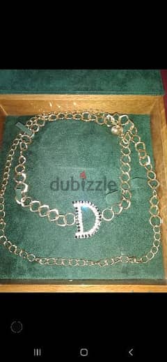 necklace copy Dior belt or necklace can be worn both gold tone