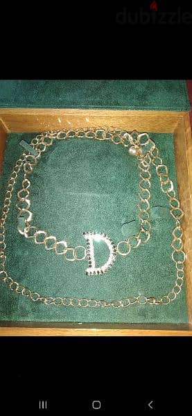 necklace copy Dior belt or necklace can be worn both gold tone 1