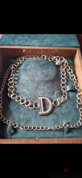 necklace copy Dior belt or necklace can be worn both gold tone 2