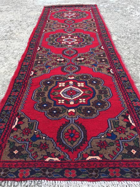 سجادة عجمية. شغل يدوي صوف 215/65. persian carpet. Tapis. Hand made 9