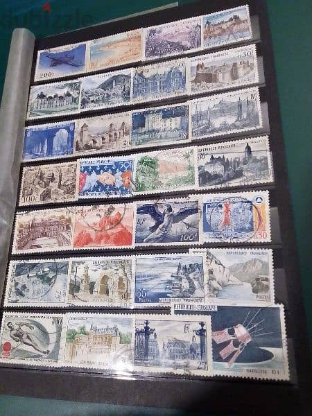 France 1960's old 28 stamps Lot# SPFR-7 طوابع فرنسية قديمة 0