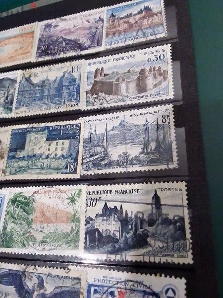 France 1960's old 28 stamps Lot# SPFR-7 طوابع فرنسية قديمة 2