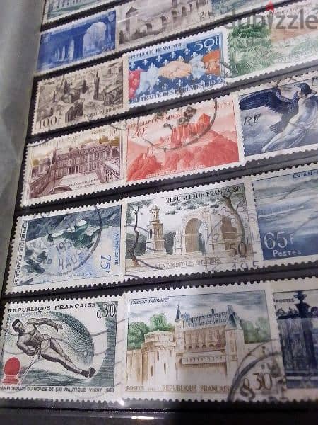 France 1960's old 28 stamps Lot# SPFR-7 طوابع فرنسية قديمة 4