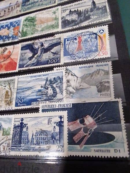 France 1960's old 28 stamps Lot# SPFR-7 طوابع فرنسية قديمة 5