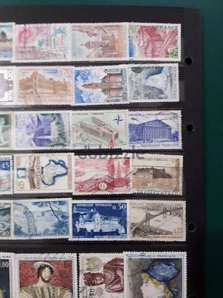France 1960's old  24 stamps Lot# SPFR-8 طوابع فرنسية قديمة 3