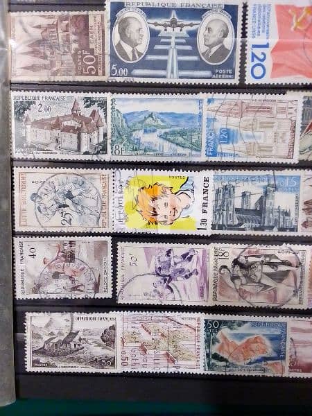 France 26 stamps since 1950's Lot# SPFR-9. طوابع فرنسا من الخمسينات 3