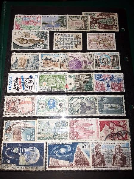 1969+ France 26 old stamps Lot# SPFR-10 طوابع فرنسية قديمة 1
