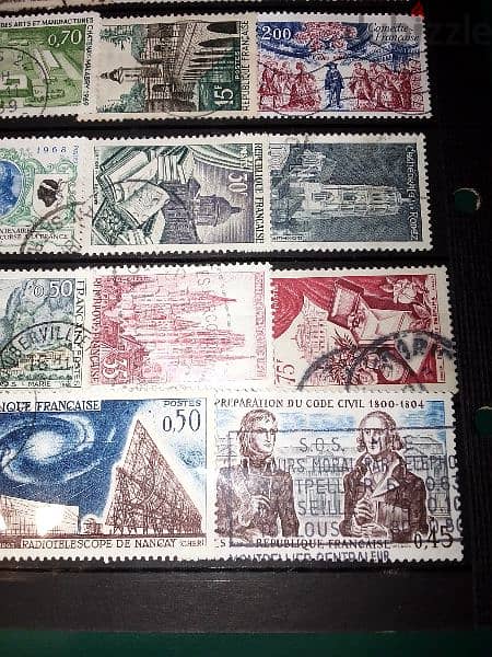 1969+ France 26 old stamps Lot# SPFR-10 طوابع فرنسية قديمة 3