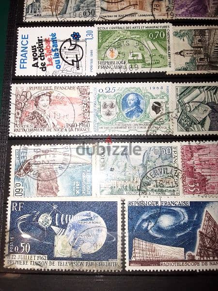 1969+ France 26 old stamps Lot# SPFR-10 طوابع فرنسية قديمة 4