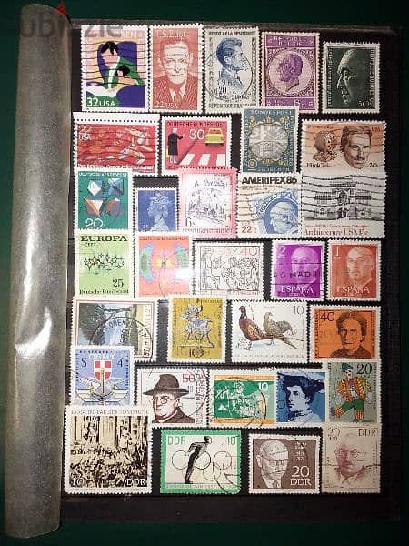 1960's world old 32 stamps Lot# SPWD-22 طوابع عالمية من الستينات 0