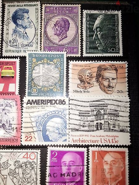 1960's world old 32 stamps Lot# SPWD-22 طوابع عالمية من الستينات 2