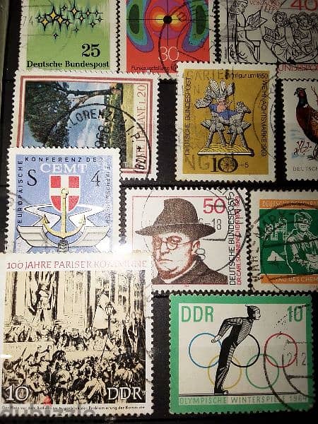1960's world old 32 stamps Lot# SPWD-22 طوابع عالمية من الستينات 5