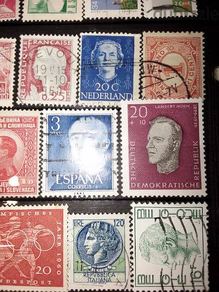 world old 45 stamps Lot# SPWD-23 عدد 45 طابع عالمي قديم 3