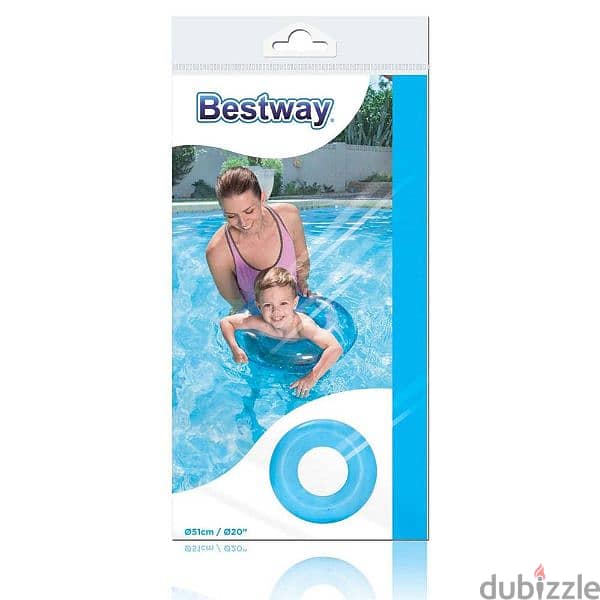 Bestway Blue Inflatable Ring 51 Cm 1