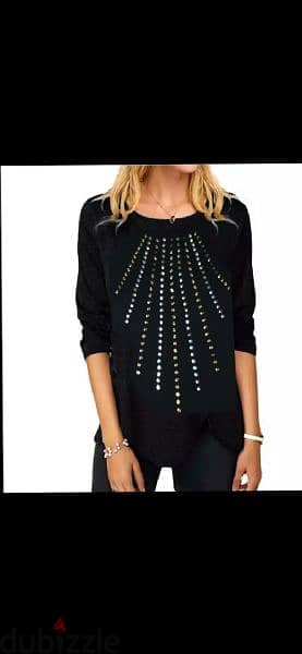 top with details silver/ gold s to xxL 2